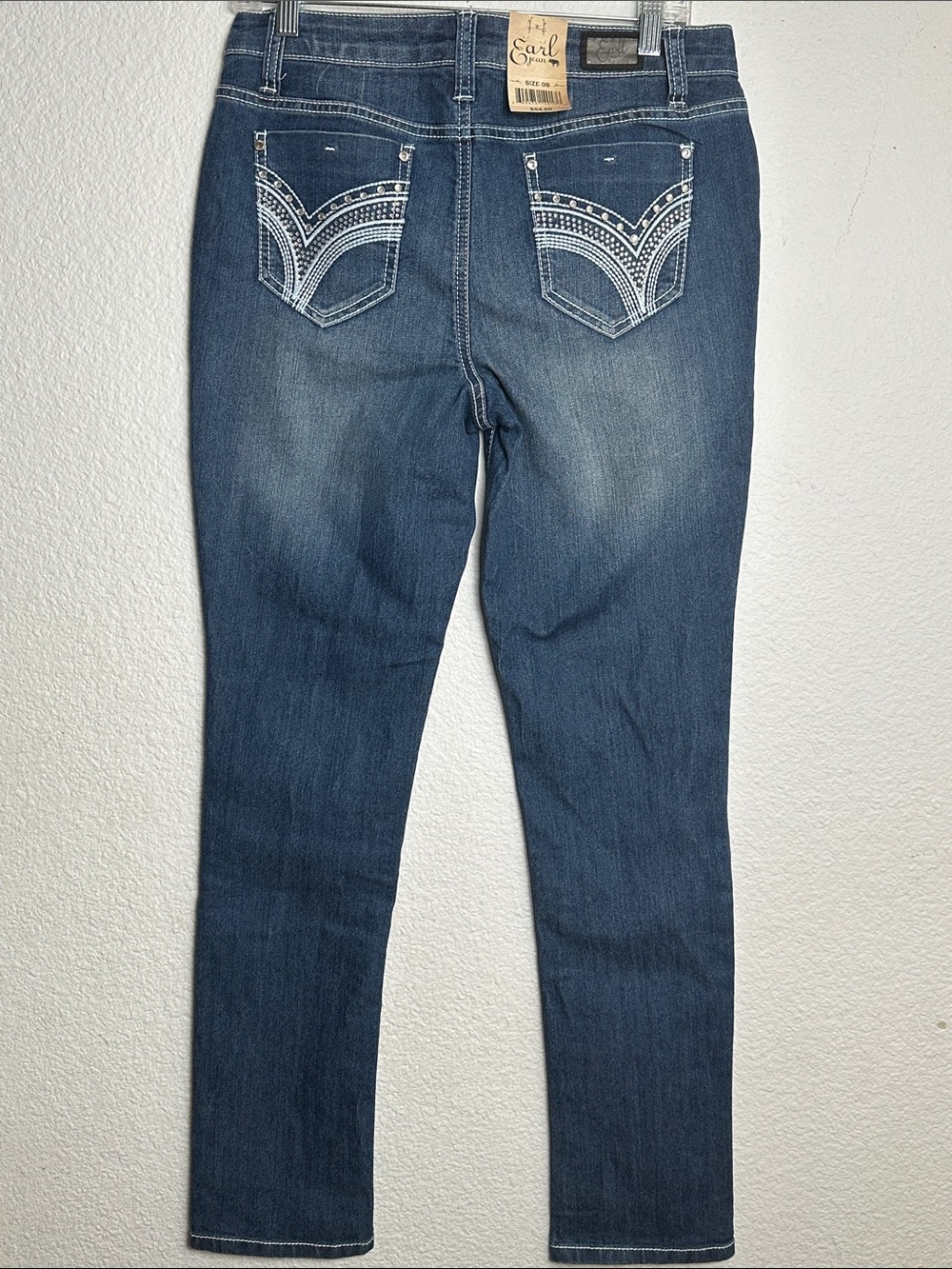 NEW Earl Jeans Embellished Womens Size 8 rodeo western cowgirl